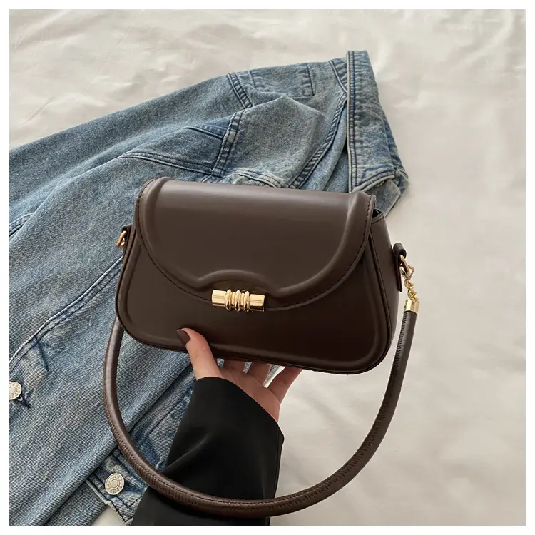 White Korean Style Shoulder Crossbody Bag 2025 - Image 5