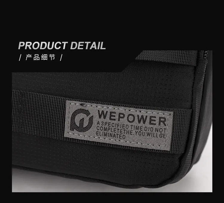 Men's Water Resistant Business Shoulder Bag Black — feature 17