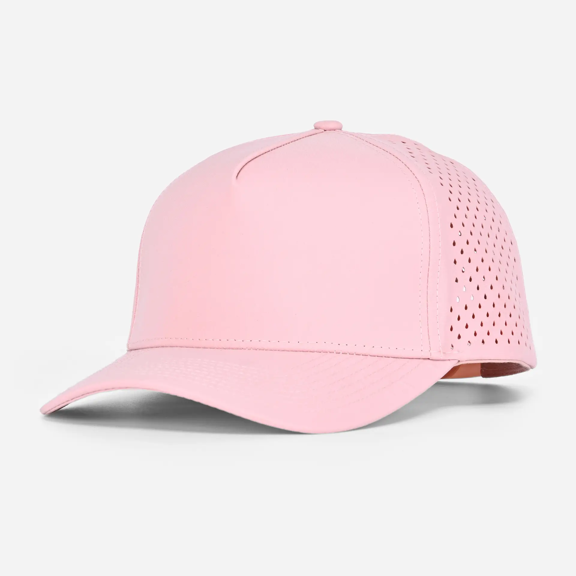 Gray Laser Mesh Baseball Cap 5-Page Quick Dry - Image 2