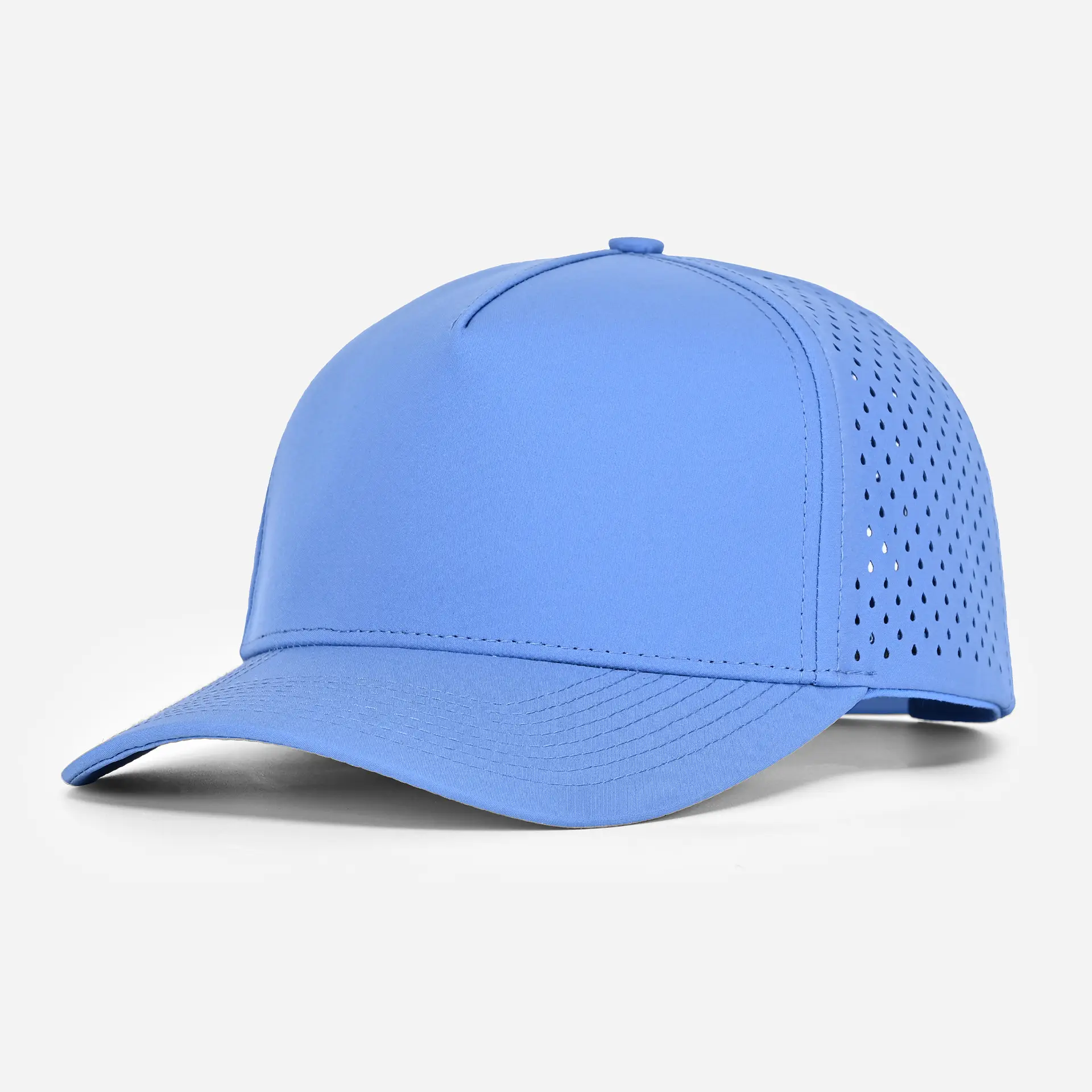 Gray Laser Mesh Baseball Cap 5-Page Quick Dry - Image 6