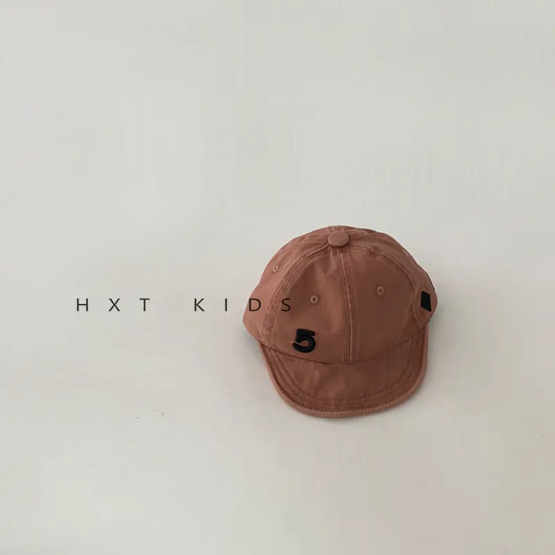 Baby Soft Brim Cap Embroidered Sunshade Hat - Image 5