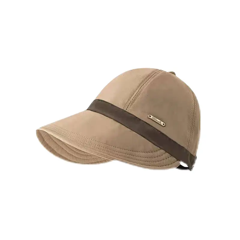 Men Women Beach Hat with Sunshade Black - Image 9
