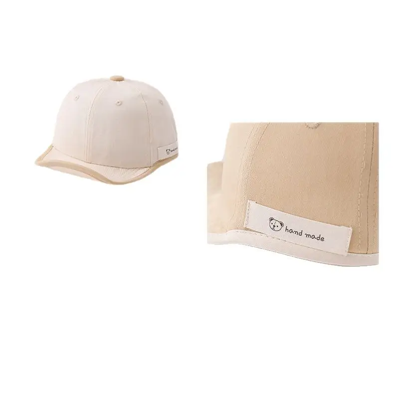 Baby Soft-Brimmed Cap Bear Short-Brimmed Hat for Boys Girls