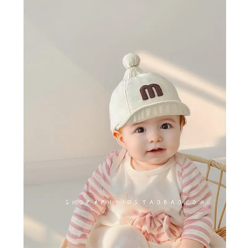 Black Korean Ins Baby Cap Summer Baseball Cap - Image 4