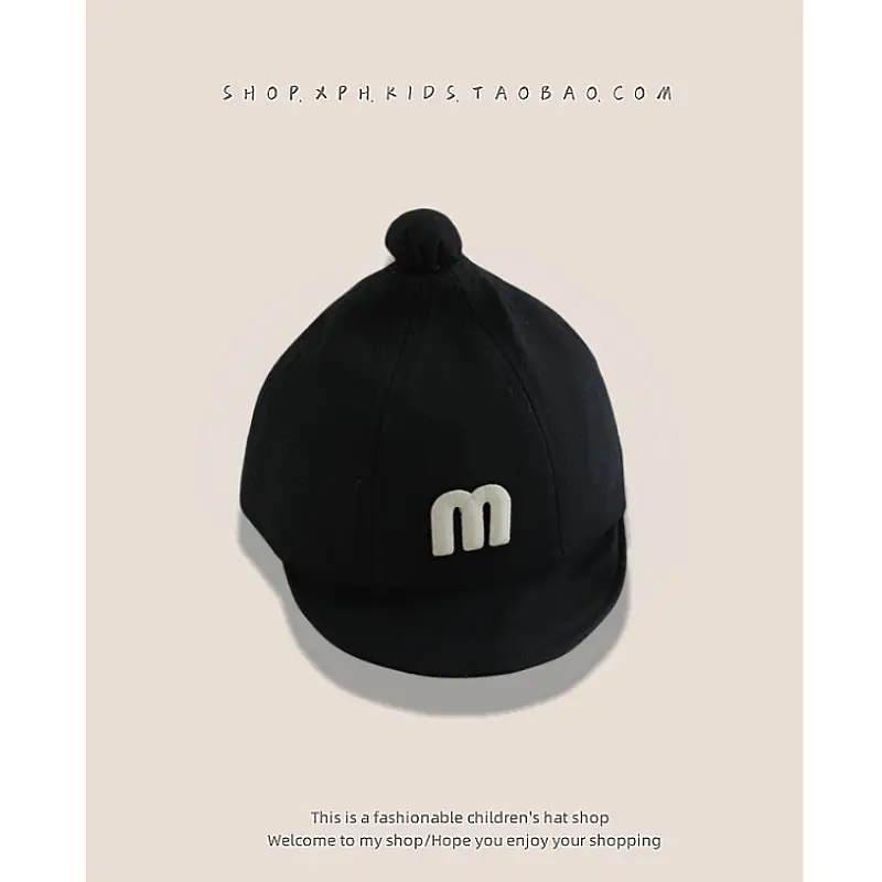 Black Korean Ins Baby Cap Summer Baseball Cap — feature 9