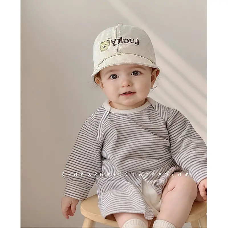 Baby Cap Summer Travel South Korea Cute One-Year-Old Girl Spring and Autumn Soft Brim Baseball Cap Trendy — feature 5
