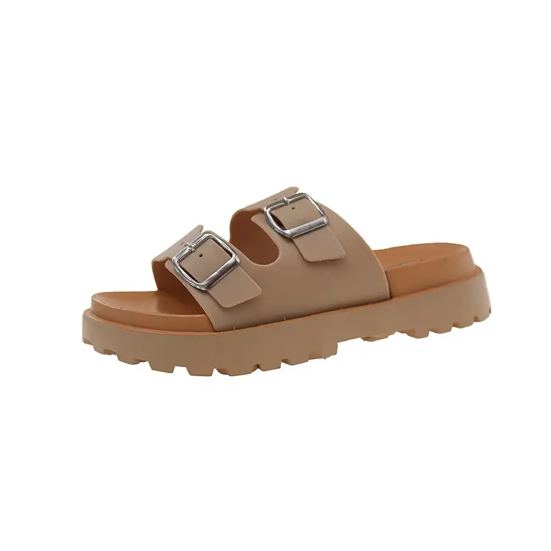 Women's 2025 Thick Sandals with Buckle Strap - Image 11