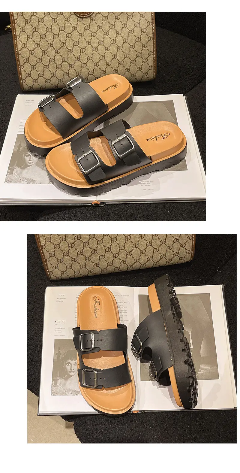 Women's 2025 Thick Sandals with Buckle Strap — feature 32