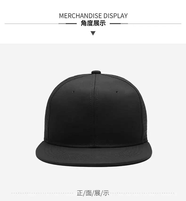 White Korean Style Hip Hop Cap Summer Outdoor Sun Hat — feature 4