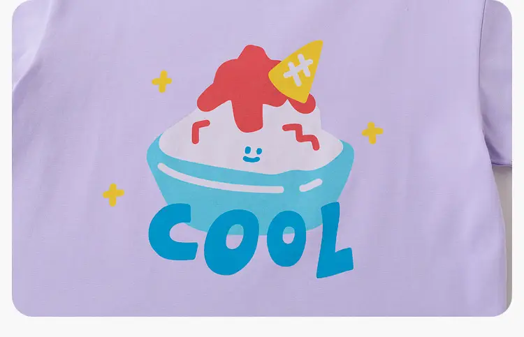 Children's Printed T-Shirt Summer Style with Antibacterial Design — feature 34