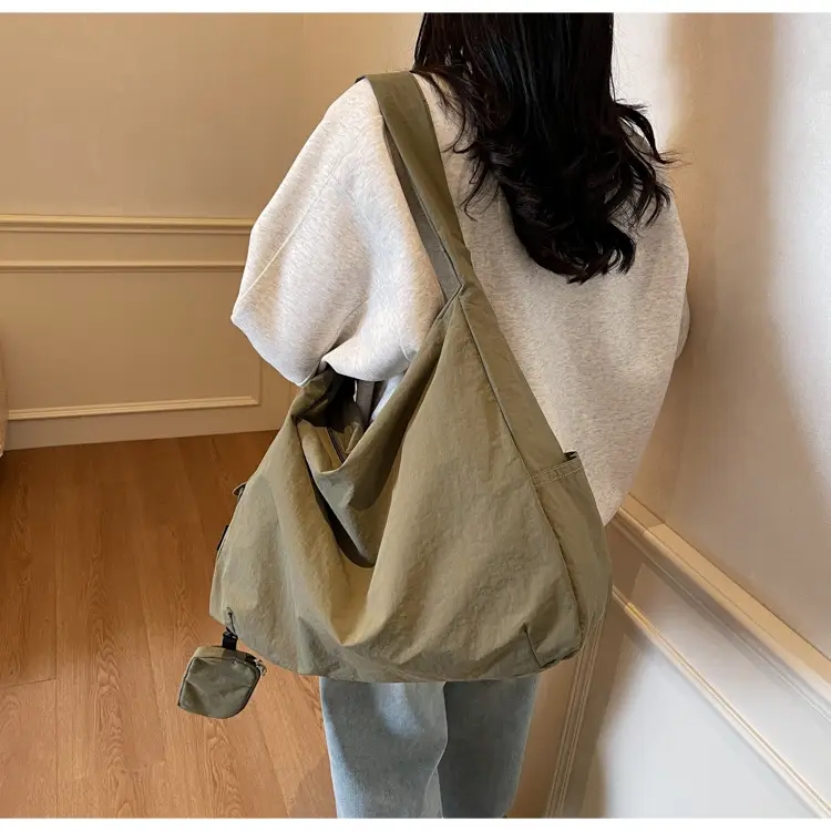 Women's Large Crossbody Bag Brown Leather Casual Commuter — feature 30