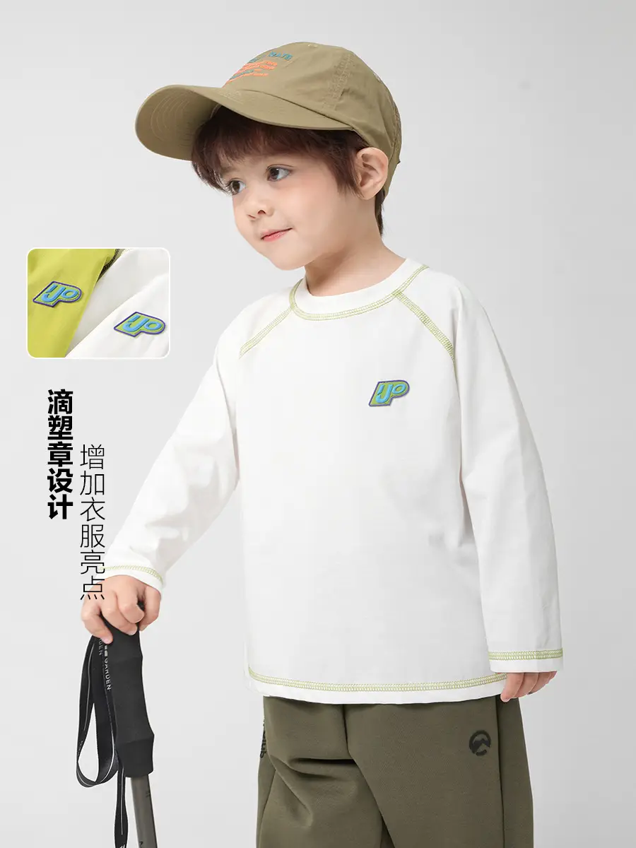 Right European Style Boys T-Shirt Spring Kids Antibacterial - Image 4