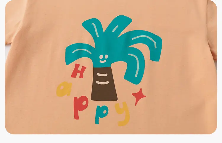 Dudujia Kids T-Shirt Blue Doodle Print Summer Wear — feature 31