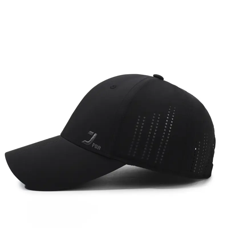 Pink Perforated Baseball Cap for Men - Image 10