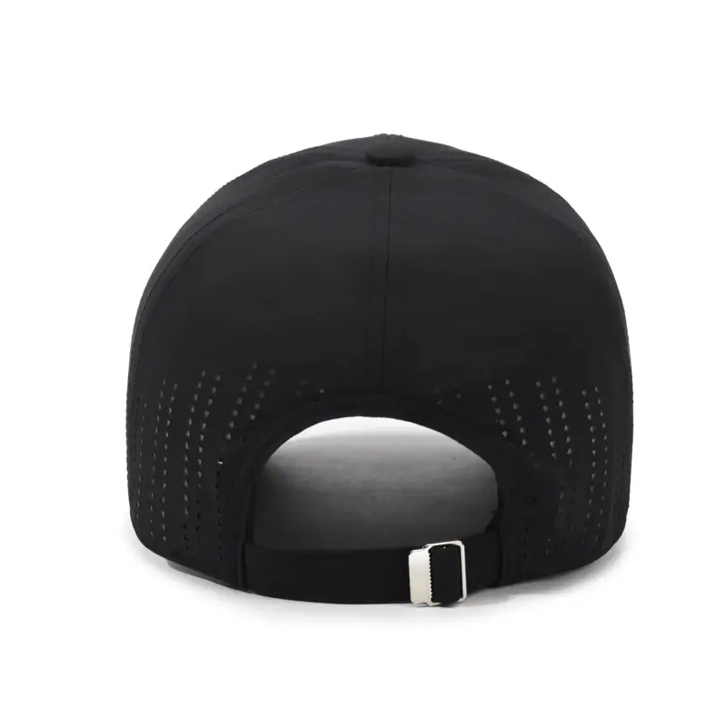 Pink Perforated Baseball Cap for Men - Image 11
