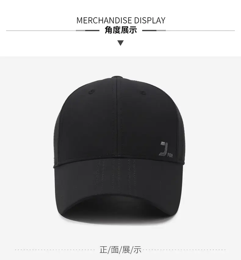 Pink Perforated Baseball Cap for Men — feature 8