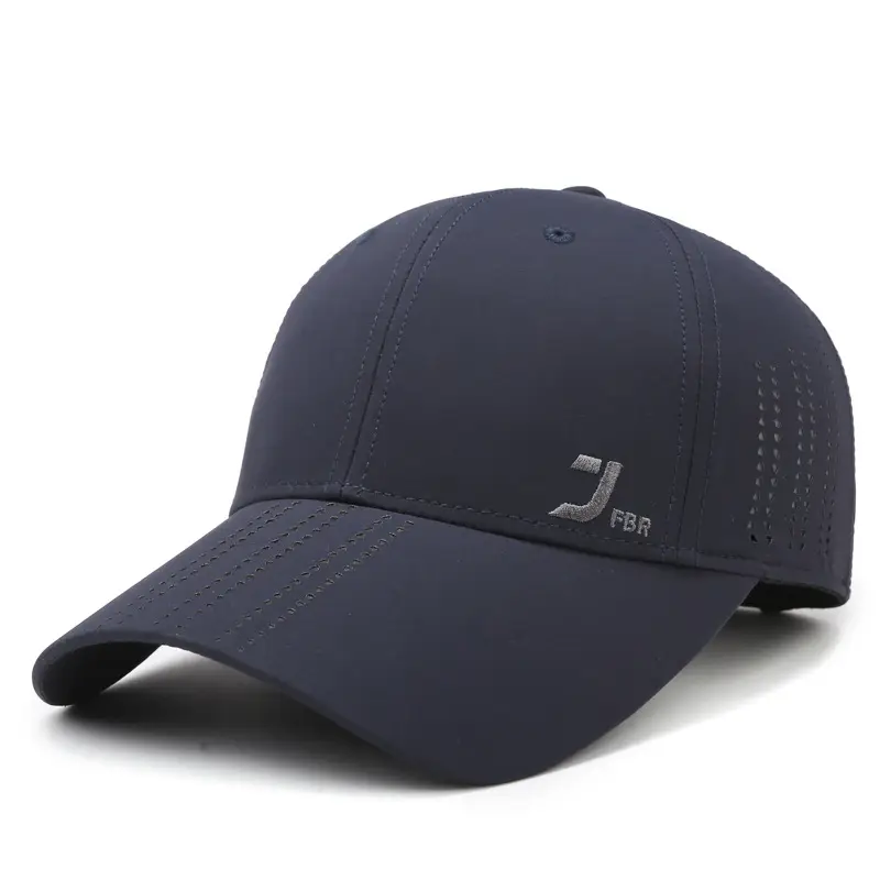 Pink Perforated Baseball Cap for Men - Image 2