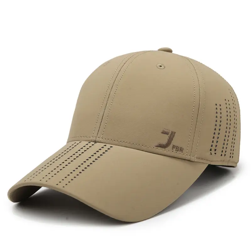 Pink Perforated Baseball Cap for Men - Image 6