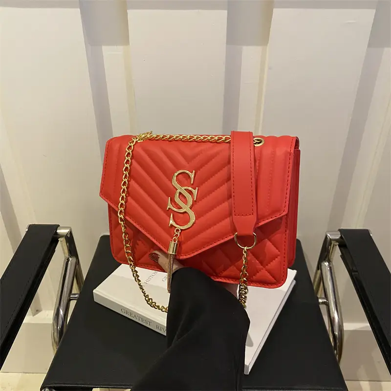 Rhombic Chain Crossbody Bag Women 2025 Spring Summer - Image 7