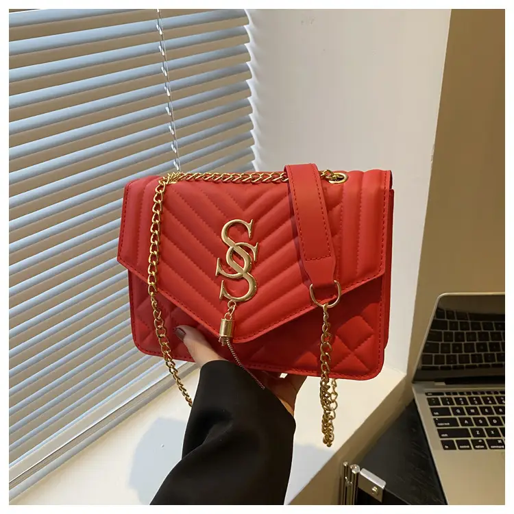 Rhombic Chain Crossbody Bag Women 2025 Spring Summer — feature 18
