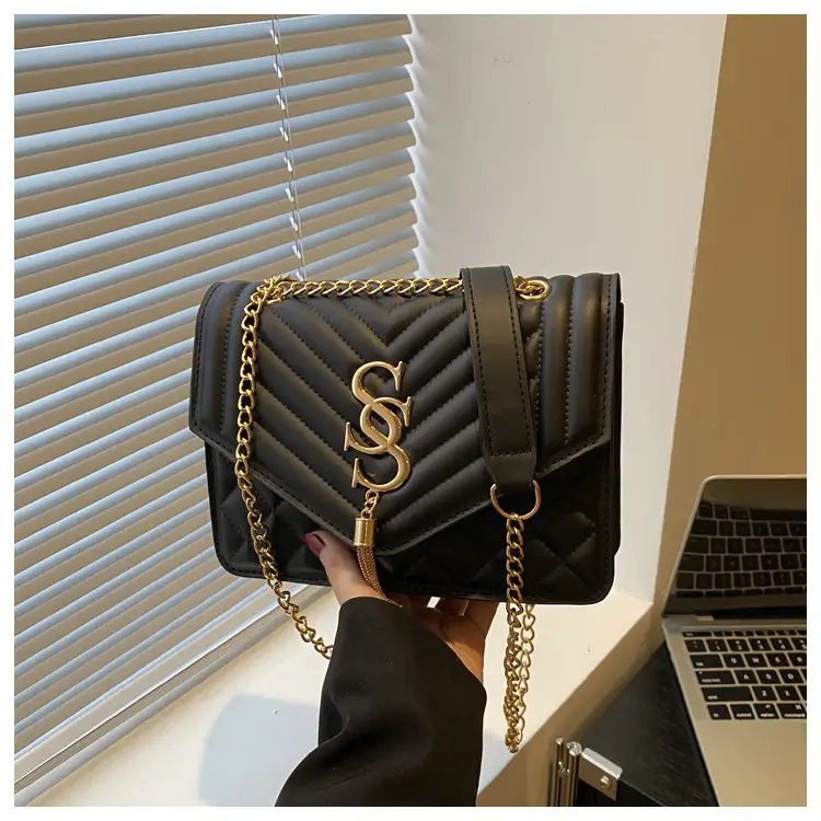 Rhombic Chain Crossbody Bag Women 2025 Spring Summer — feature 19