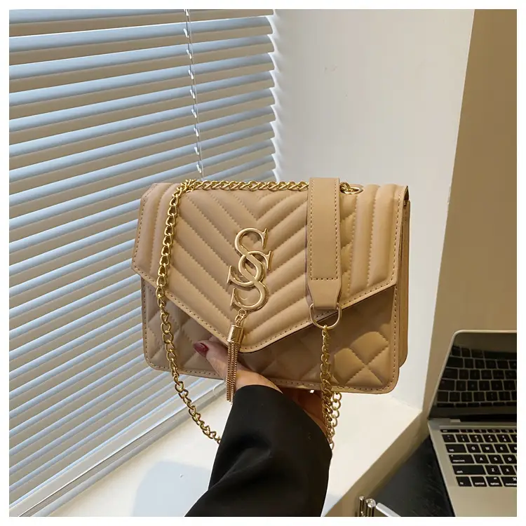 Rhombic Chain Crossbody Bag Women 2025 Spring Summer — feature 21