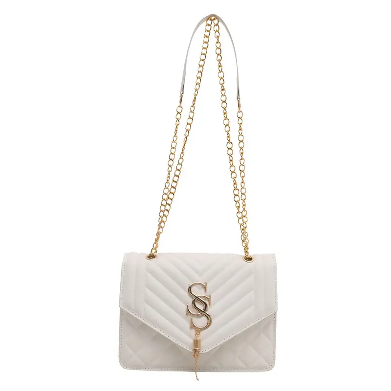 Rhombic Chain Crossbody Bag Women 2025 Spring Summer - Image 3