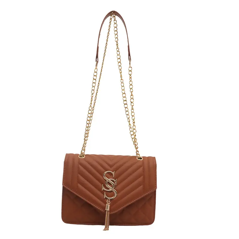 Rhombic Chain Crossbody Bag Women 2025 Spring Summer - Image 4