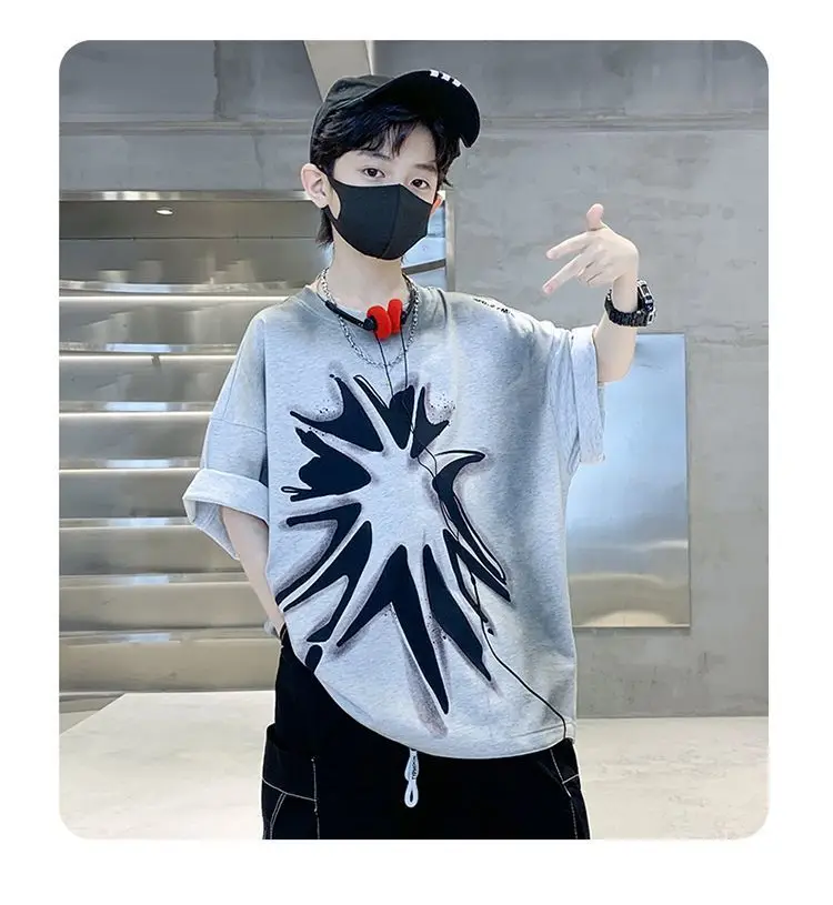 Boys Cotton Cartoon T-Shirt Summer Wear — feature 17