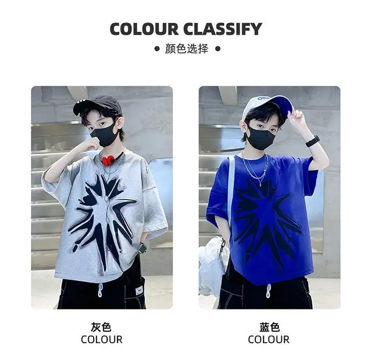 Boys Cotton Cartoon T-Shirt Summer Wear — feature 2