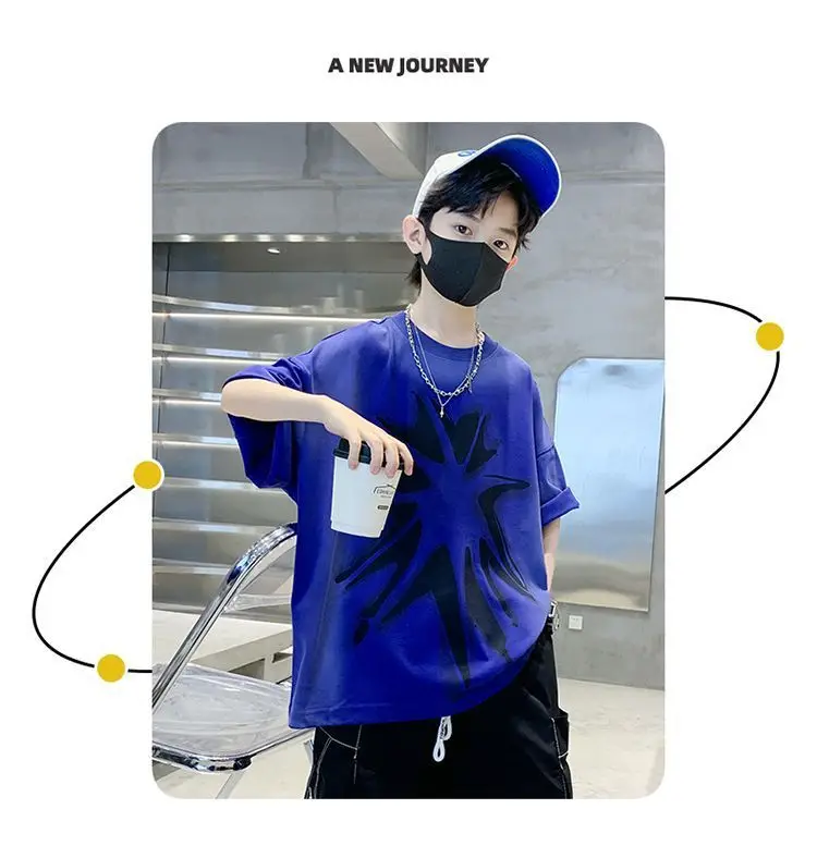 Boys Cotton Cartoon T-Shirt Summer Wear — feature 9