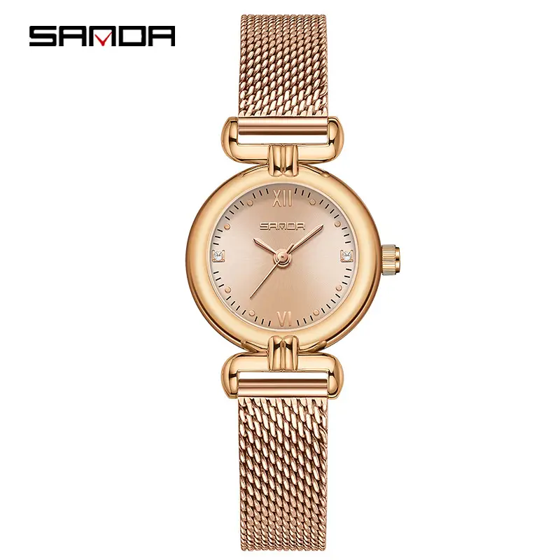 Sanda Gold Plated Women's Quartz Watch Small - Image 2