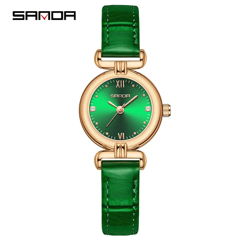 Sanda Gold Plated Women's Quartz Watch Small - Image 6