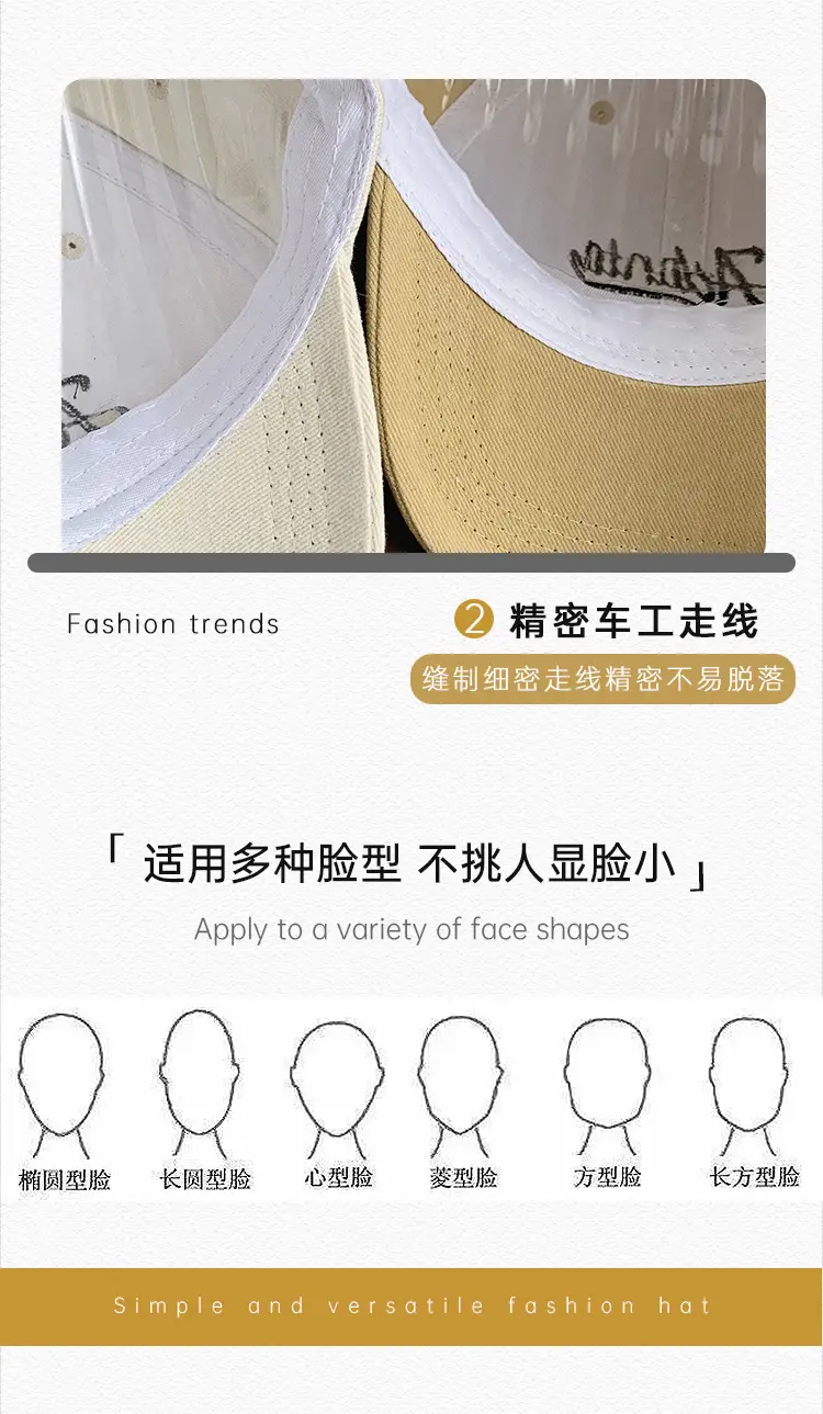 Korean Style Soft Top Sanding Cap for Men — feature 23