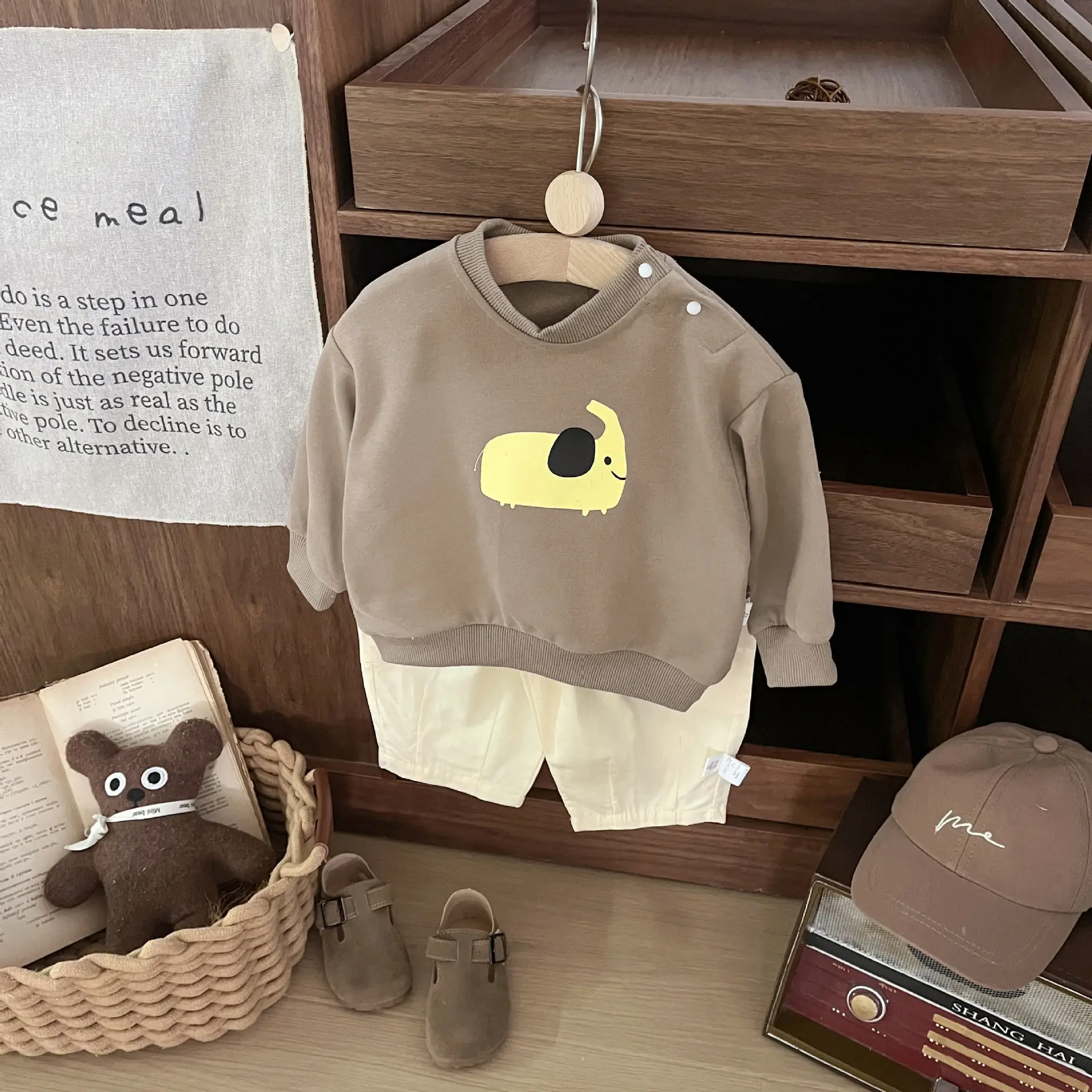 Baby Sweatshirt Set Cartoon Print Long Sleeve 2025 - Image 6