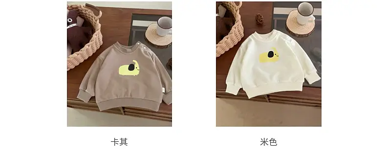 Baby Sweatshirt Set Cartoon Print Long Sleeve 2025 — feature 4