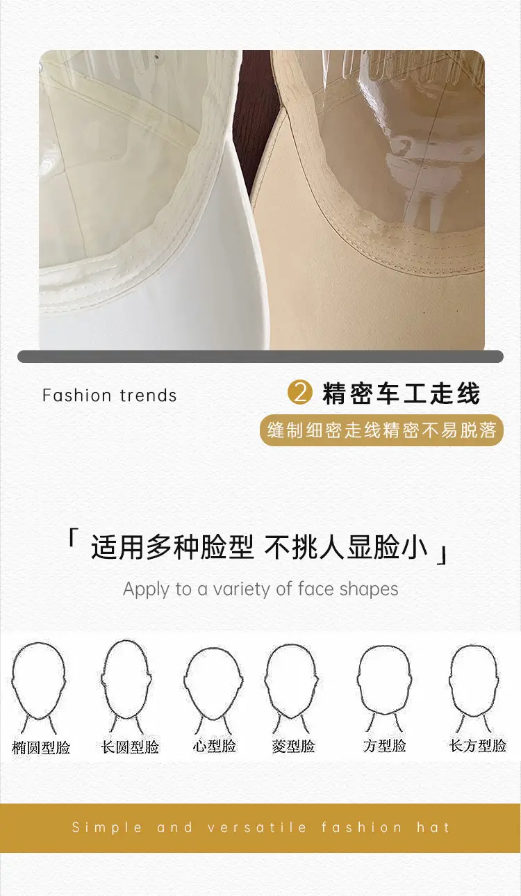 American Style Retro Baseball Cap Women Men Small Bright Color — feature 23