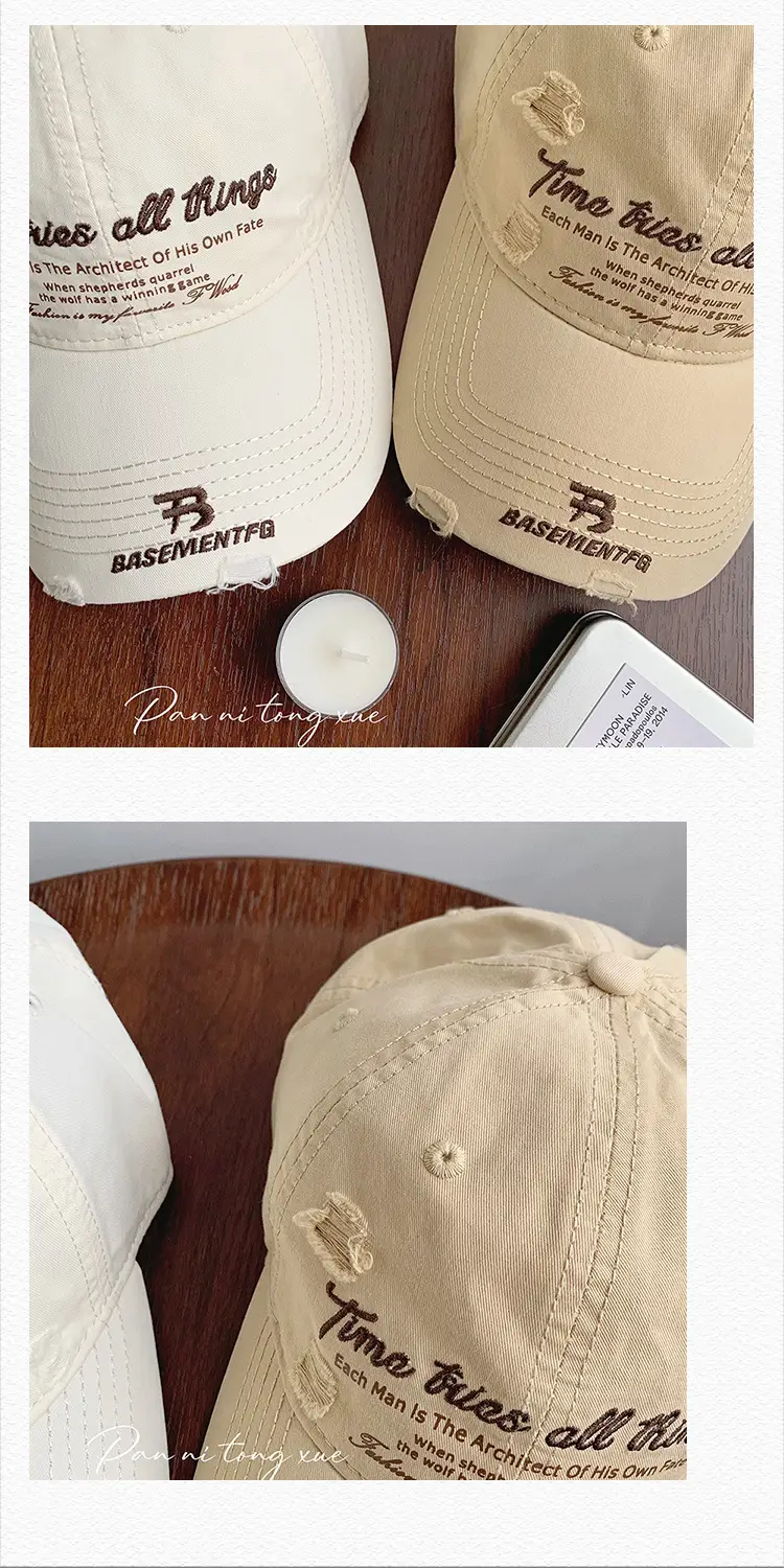 American Style Retro Baseball Cap Women Men Small Bright Color — feature 27
