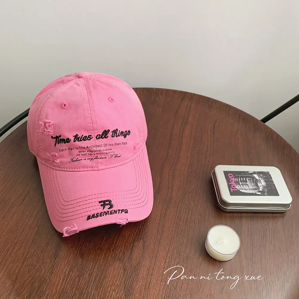 American Style Retro Baseball Cap Women Men Small Bright Color - Image 2