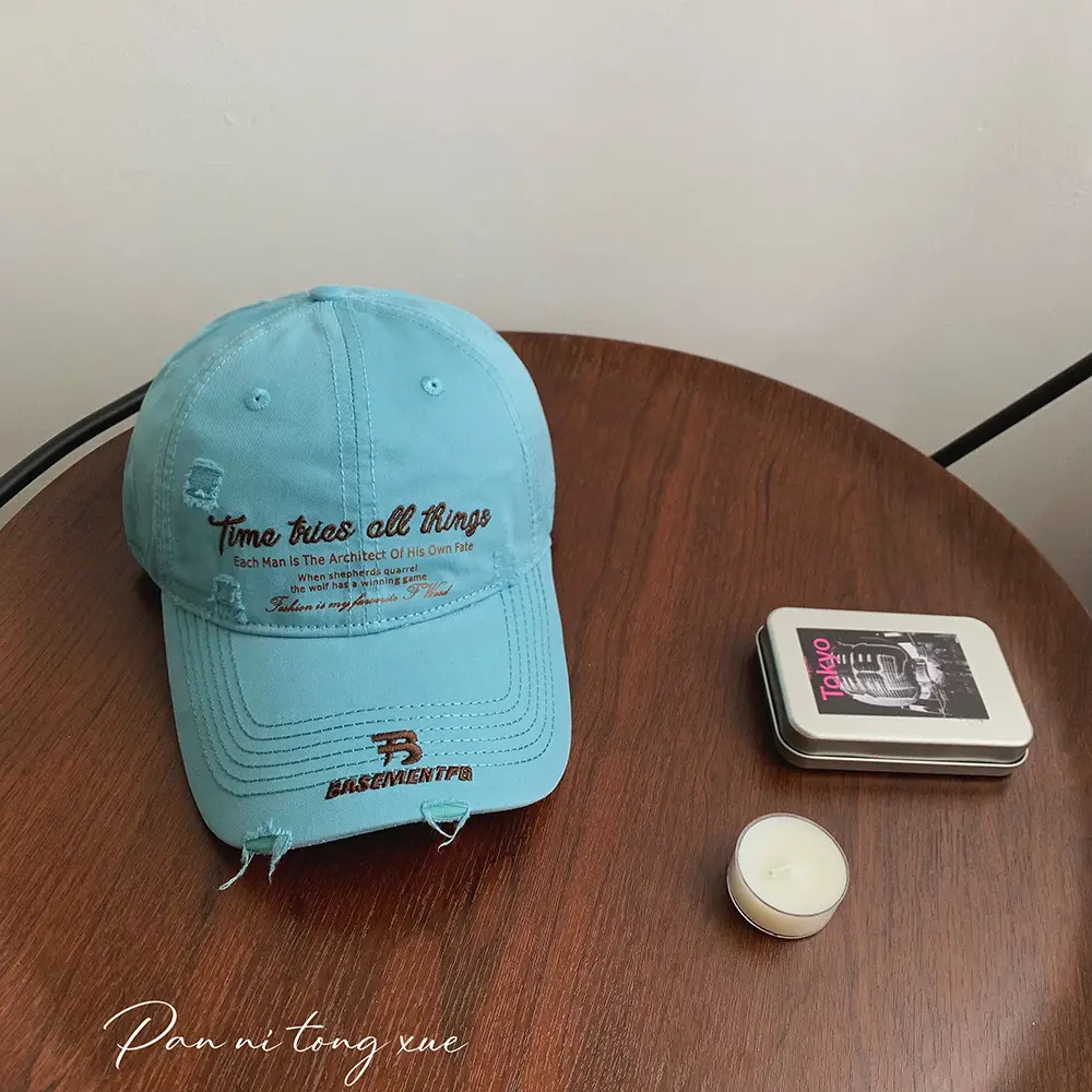 American Style Retro Baseball Cap Women Men Small Bright Color - Image 3