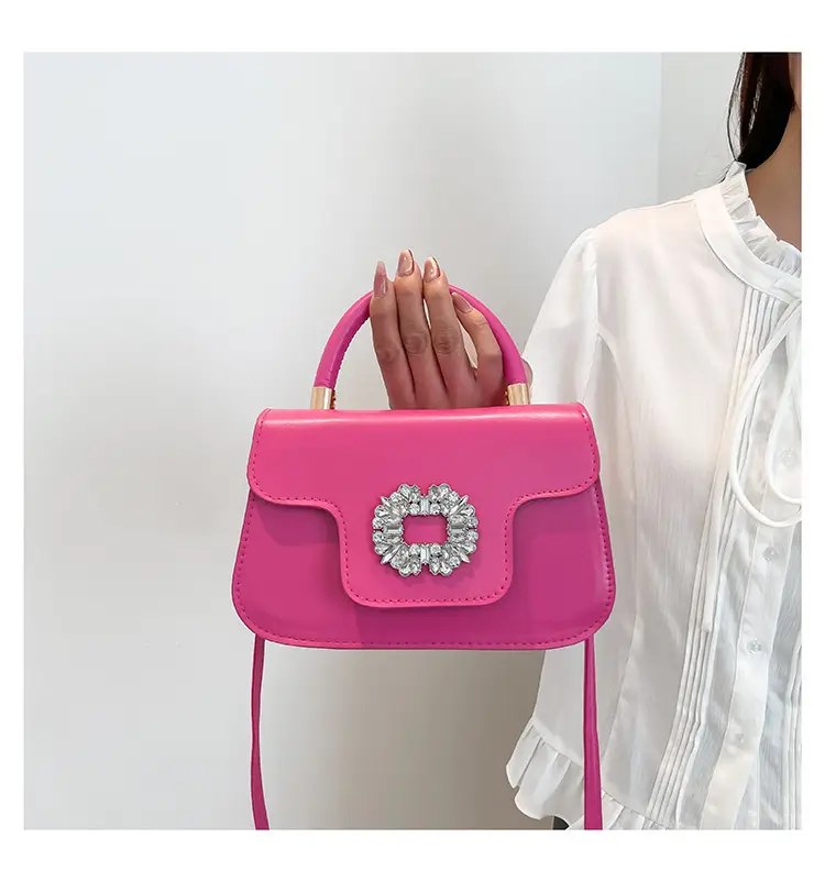 Diamond Encrusted Square Shoulder Bag 2025 Spring Summer — feature 16