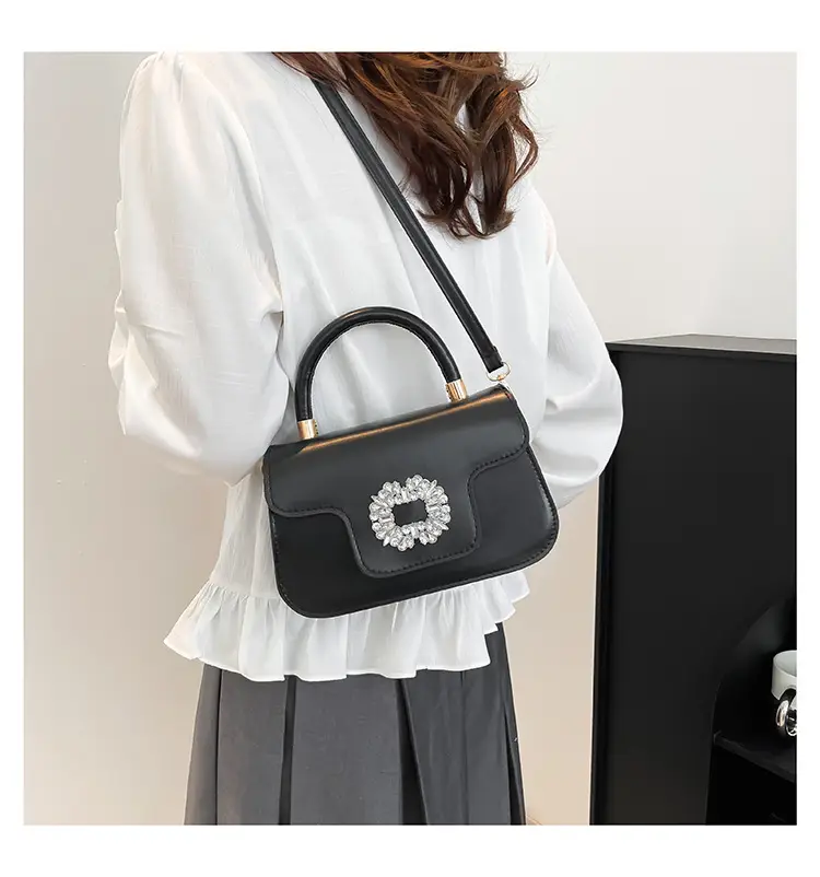 Diamond Encrusted Square Shoulder Bag 2025 Spring Summer — feature 18