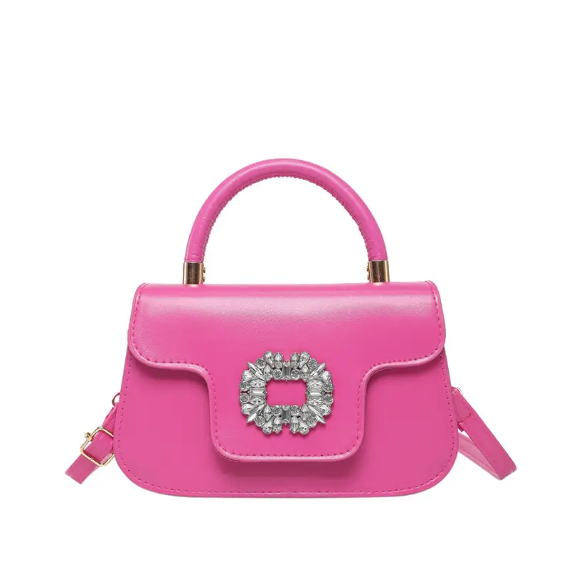 Diamond Encrusted Square Shoulder Bag 2025 Spring Summer - Image 5