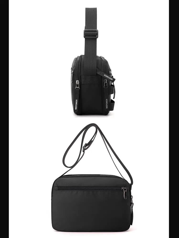 WEPOWER New Business Crossbody Bag Water Resistant Men's Travel Bag — feature 22