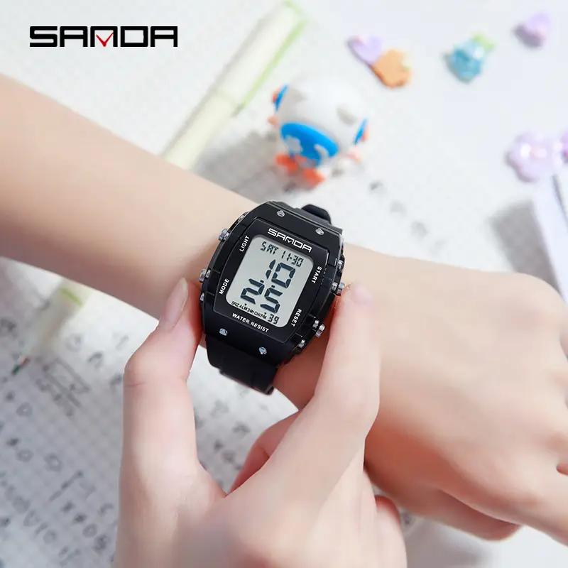 Transparent Square Watch for Men Women Waterproof Digital Single Display - Image 14