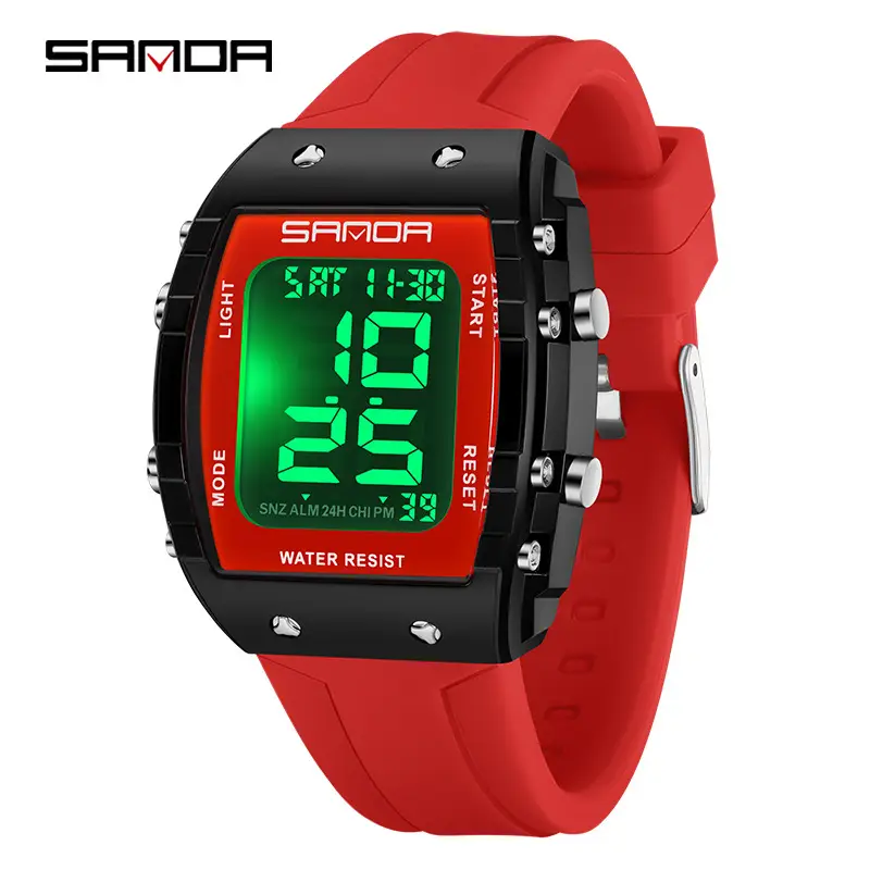 Transparent Square Watch for Men Women Waterproof Digital Single Display - Image 16