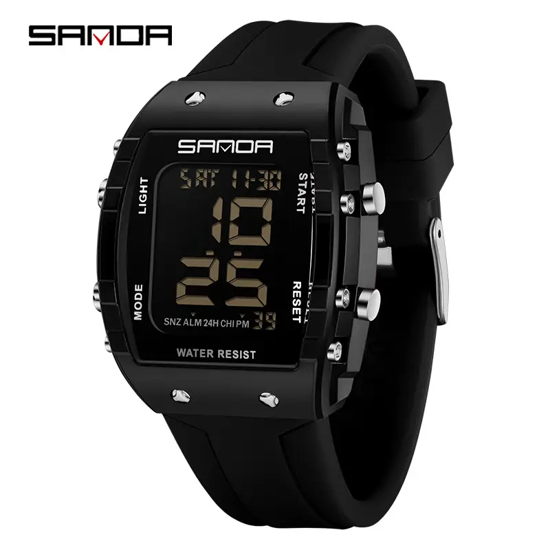 Transparent Square Watch for Men Women Waterproof Digital Single Display - Image 6