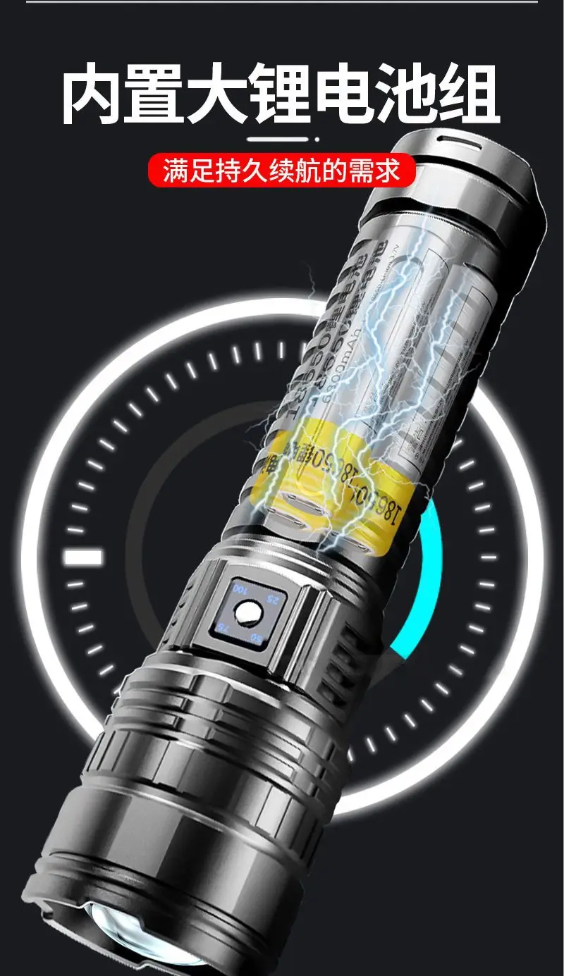 Cross-border Explosion Flashlight High Lumen Red Laser Gun β feature 10