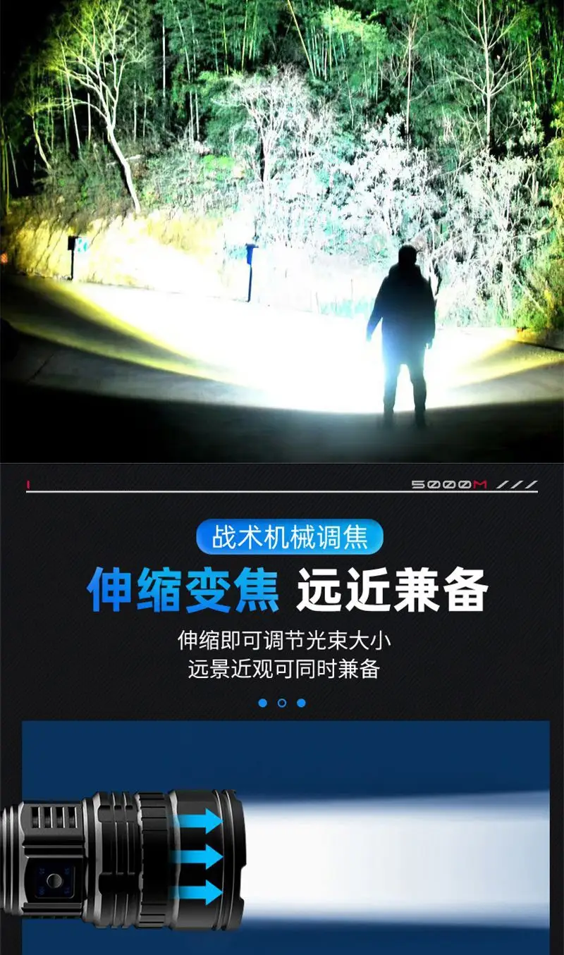 Cross-border Explosion Flashlight High Lumen Red Laser Gun β feature 8