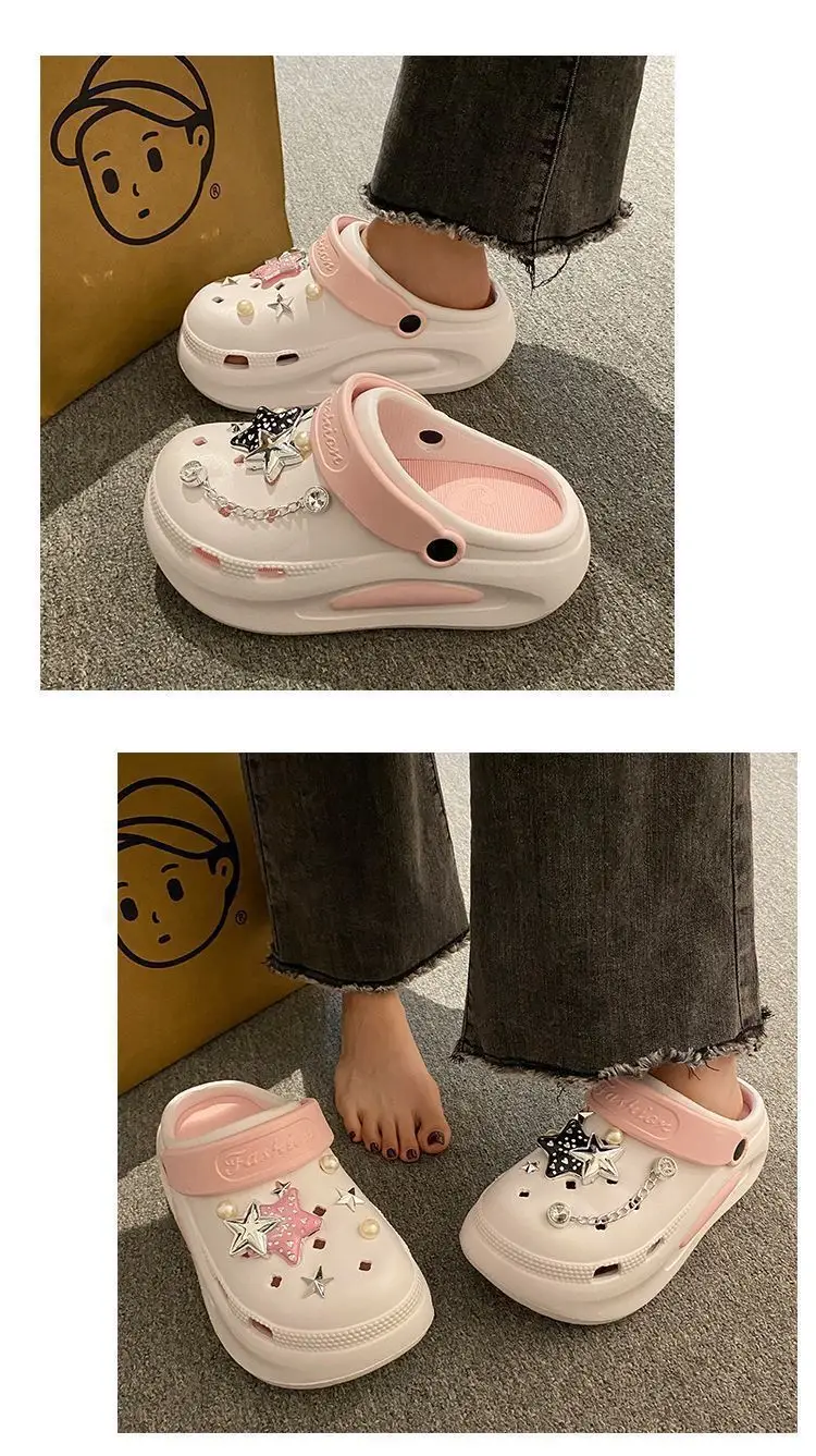 Hello Kitty Eva Clogs for Women, Summer Thick-Soled Non-Slip Odor-Free Beach Sandals, Trendy Women's Non-Slip Odor-Free Slippers — feature 13